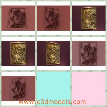 3d model the carving products - This is a 3d model of the carving products in Asian style,which are the special sculptures and can be used as the decorative arts in home.