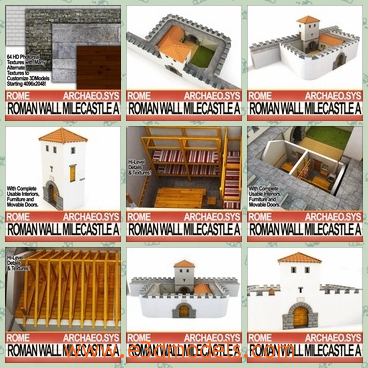 3d model the castle in Roman - This is a 3d model of the castle in Roman,which is the ancient castle built as the fort at that time.