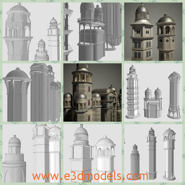 3d model the fantastic building - This is a 3d model of the fantastic building,which is made in high quality.The model is classical.