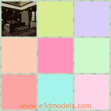 3d model the hotel room - This is a 3d model of the hotel room,which is luxury and elegant.The room is arranged in the modern style,which meets the need of most young people.