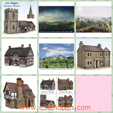 3d model the house in Europe - This is a 3d model of the house in Europe,which is ancient and made in medieval time.