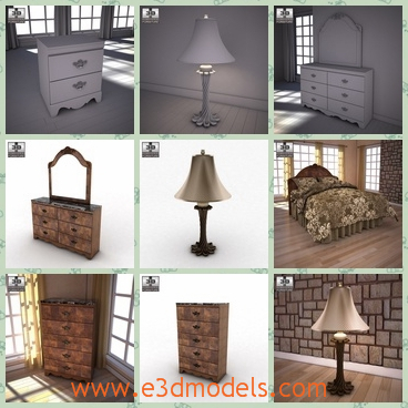 3d model the interior scene of Buckingham - This is a 3d model of the interior scene of Buckingham,which is made in the ancient style and the furnitures are rare and glorious.