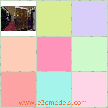 3d model the internal scene of a room - This is a 3d model of the internal scene of a room,which is large and spacious.The room is modern and luxury.