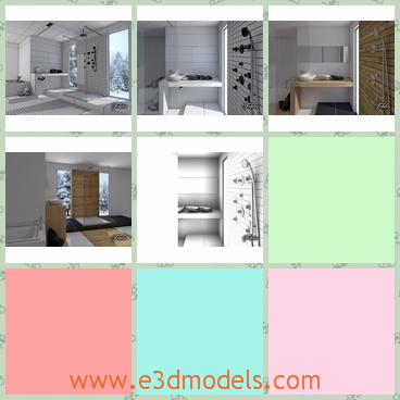 3d model the lavatory - This is a 3d model of the internal scene of the lavatory,whichis modern and luxury.The The scene is suitable either for high-end renderings and animations.
Easily customizable materials, colors, disposition and illumination.