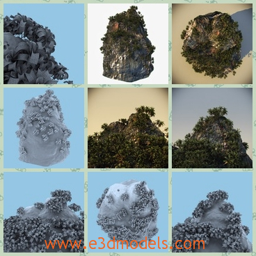 3d model the rocks on Thailand - This is a 3d model about the rocks on Thailand,which is the pretty landscape on earth.