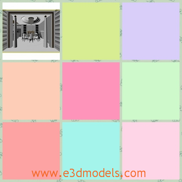 3d model the room with a door - This is a 3d model of the room with a door,which is wide and the model is high.The model is fantastic.