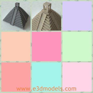3d model the temple of India - This is a 3d model of the temple of India,which is made of steel and other materials.The model is made in details.
