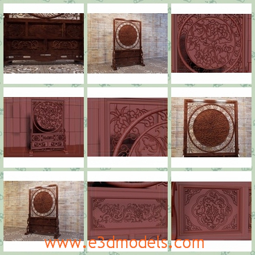 3d model the wooden carvings - This is a 3d model of the wooden carvings,which are special and ancient finery decorations in China.