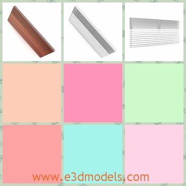 3d model the wooden fence - This is a 3d model of the wooden fence,which is solid and the upper part is made of the special materials.