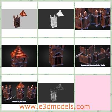 3d models of wooden fortress pack - These 3d models are about some detailed wooden fortresses which are great for game genre like tower defense, mmorpg, strategy etc. You can also use these various Models to setup a wooden Castle.