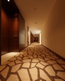 3d mode a hallway in the hotel