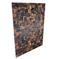 3d model of wood wall paneling