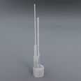 3d model the antenna outside the door