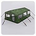 3d model the army tent