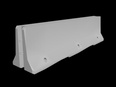 3d model the concrete barrier on the road