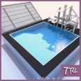 3d model the diving pool