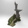 3d model the gothic tower