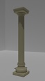3d model the pillar