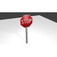 3d model the stop sign