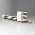 3d model the train station