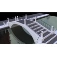 3d model the Venetian bridge
