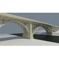 3d model the white bridge