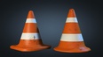 3d model traffic cones