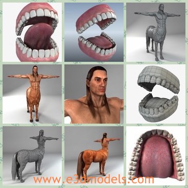 3d model the horse man - This is a 3d model of the horse man,which is created with 3ds max and detailed with zbrush.