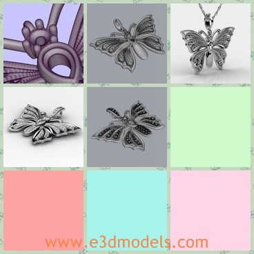 3d model the pendant - This is a 3d model of the pendant,which is made with jewelry.The model is charming and very popular among people.