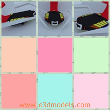 3d model the robot - This is a 3d model of the robot,which is modern and practial.The model is made with special materials and it can help people very much.