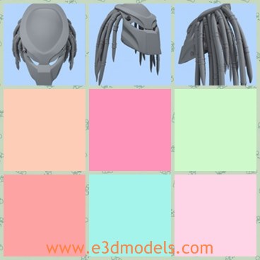 3d model the special helmet - This is a 3d model of the special helmet,which is different from the common one.The model is made with common materials.