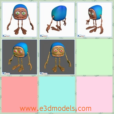 3d model the ugly alien - This is a 3d model of the ugly alien,which is the monster in the comic series.The model is fantastic and popular.