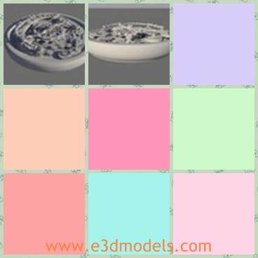 3d model the watch - This is a 3d model of the watch,which is made with good quality.The model is round and detailed.