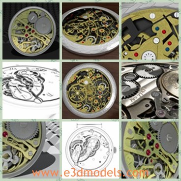 3d model the watch - This is a 3d model of the watch,which is the old and antique clock.The clock works smoothly and fastly.