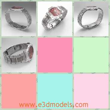 3d model the watch - This is a 3d model of the watch,which is a highly detailed and textured diving watch.It does not include any other formats to allow it to be opened in any other software.