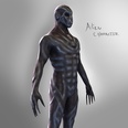 3d model the alien man