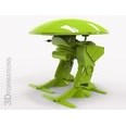3d model the green robot