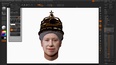 3d model the head of queen Elizabeth