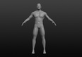 3d model the naked male