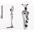 3d model the robot leg