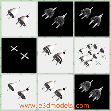 3d model symbol collection - This is a 3d model of Logic Schematic Symbol Collection,which are digital logic schematic symbols,and which also looks like plugs.