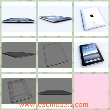 3d model the apple ipad - This is a 3d model of the Apple Ipad,which is made in high quality.