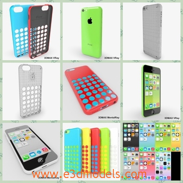 3d model the apple iPhone 5 - This is a 3d model of the apple iPhone 5,which is very popular among the young people.The model is made with high quality.