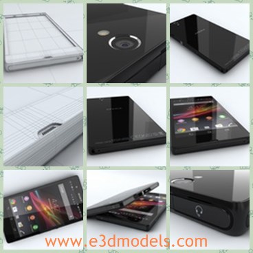 3d model the black Sony - This is a 3d model of the black Sony,which is made with good quality.The model is famous and popular among young people in many countries.