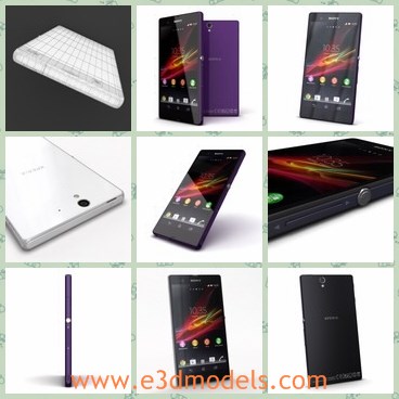 3d model the black Sony - This is a 3d model of the black Sony,which is modern popular around the world.The main format is 3ds max 9.max, also available in many formats.