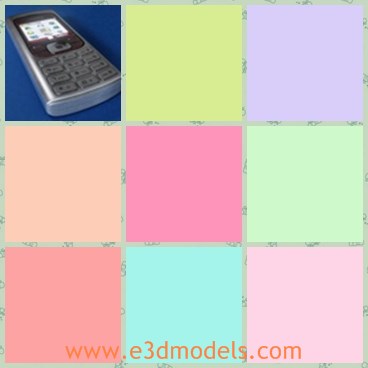 3d model the cellphone - This is a 3d model of the cellphone,which is the old style.The model has no touchscreen and is almost abandoned nowadays.