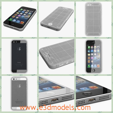 3d model the cellphone of iPhone - This is a 3d model of the cellphone of iPhone,which is the famous and popular brand in the world.