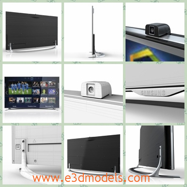 3d model the collection of the eletrical equipment - This is a 3d model of the collection of the eletrical equipments,which includes the TV,the video and the computer in the most modern style.