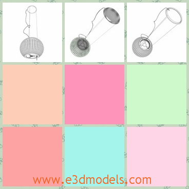 3d model the hanging cooker - This is a 3d model of the hanging cooker,which is fine and great.The model is different from those tradional ones.