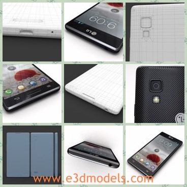 3d model the LG phone - This is a 3d model of the LG phone,which is 3ds max 9.max, also available in many formats.Formats:The main format is 3ds max 9.0 V-Ray Adv1.5RC3.